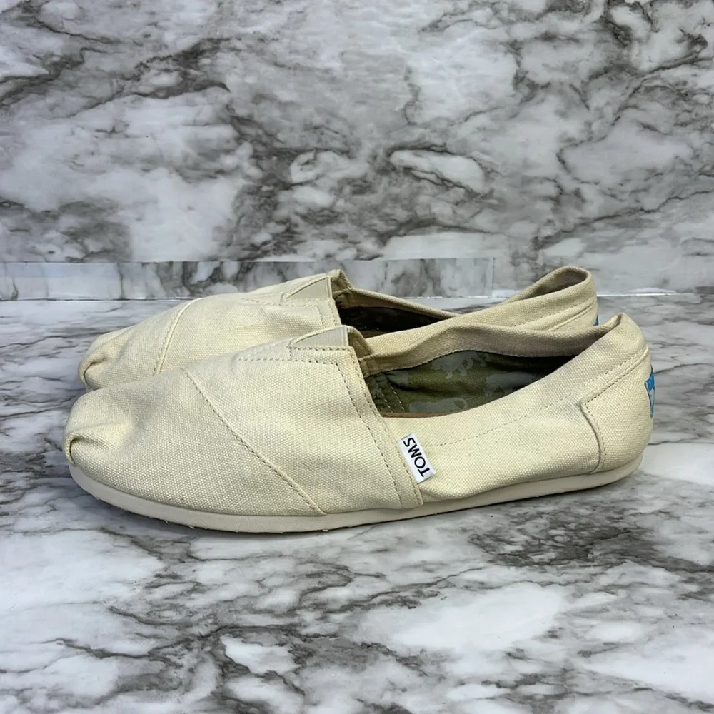 TOMS Alpargata Cloudbound espadriles beige flat size 8.5 new